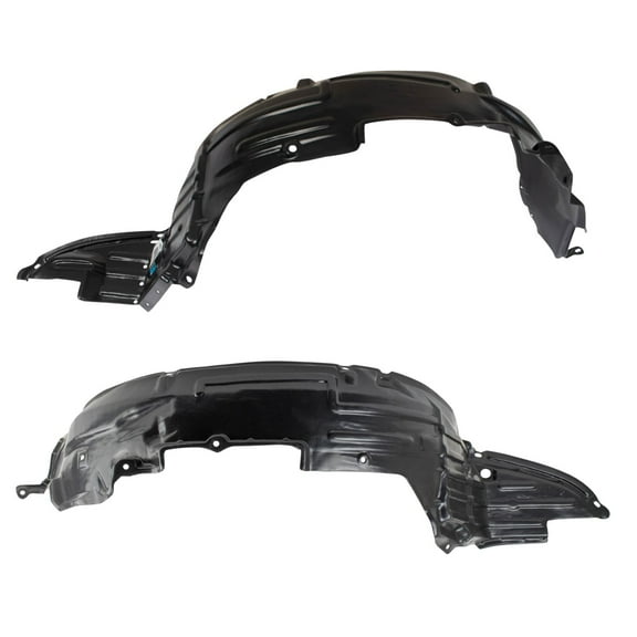 TRQ Inner Fender Liner Set Fits Select 2006 Nissan Altima NI1249115 NI1250113