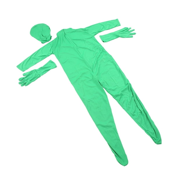 Full Bodysuit Green Screen Suit Chroma Key Jumpsuits for Movie Tiktok Video  Invisible Effect Photographic Filming Studio Props