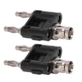 thumbnail image 4 of Adaptador de conector tipo banana, 2 piezas J.20022, conector tipo banana BNC de 4 mm, conector tipo banana, conector tipo banana fabricado para durar, 4 of 9