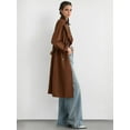 thumbnail image 4 of Buttoned Light Trenchcoat with a Belt, 4 of 6