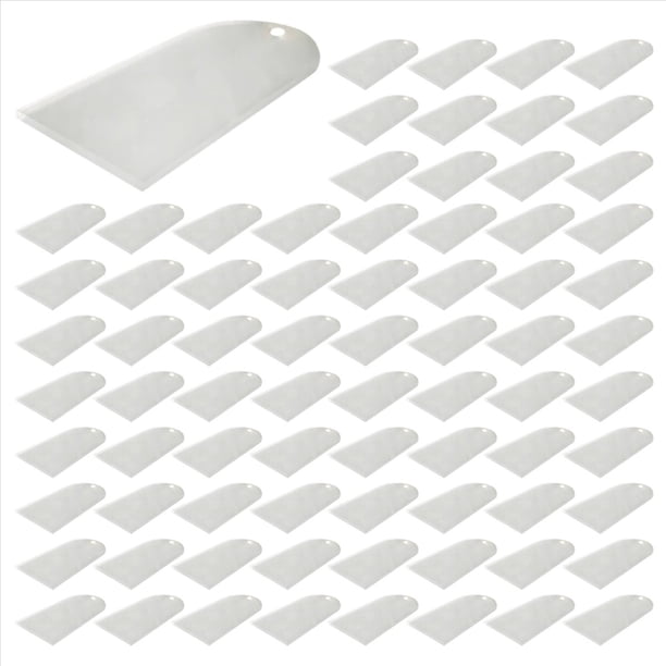 100 Uds. Tarjeta de Lugar en para Boda de Acrílico Esmerilado, Etiqueta de Regalo con Transparente, Placa con Nombre, Tabla de Asientos, Marca DIY para Lugar