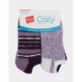 thumbnail image 4 of Hanes Cozy No Show Socks 6-Pack Women's Comfortable Fit Assorted Colors sz 5-9, 4 of 5