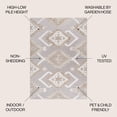 thumbnail image 4 of JONATHAN Y JONATHAN  Y Duwun High-Low Pile Neutral Diamond Kilim Indoor/Outdoor Area Rug 8 X 10 - Beige/Gray, 4 of 5