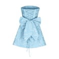 thumbnail image 5 of Strapless Jacquard Mini Dress for Women A-Line Graduation Party Dress with Back Bow and Lace-Up Corset, 5 of 9