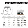 thumbnail image 4 of ilfioreemio Men's 2 in 1 Running Shorts Quick Dry Athletic Shorts with Liner, Workout Shorts with Zip Pockets and Towel Loop, 4 of 7