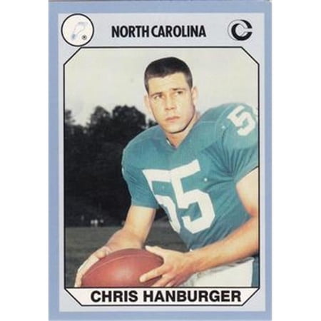 Chris Hanburger Football Card (North Carolina) 1990 Collegiate Collection No.8