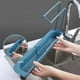 thumbnail image 2 of Estante telescópico para fregadero, escurridor de esponja y jabón, cesta de almacenamiento, soporte para grifo, soporte ajustable para baño, accesorios de cocina para fregadero, 2 of 8
