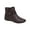 Dark Brown, variant on Womens Aurelia  Leather Dressy Ankle Boots