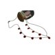 thumbnail image 1 of Accesorio para el cabello de la banda del pelo de la borla del colgante de los granos del corazón de las mujeres Zulema diadema, 1 of 4