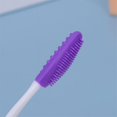 thumbnail image 5 of Juego de 4 cepillos de dientes para perros, de silicona suave y suave de doble cara con mango largo y curvo Fontainebleau, 5 of 5
