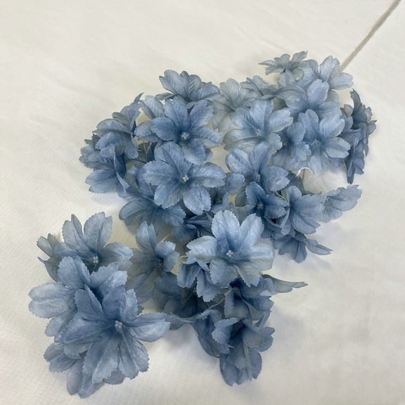 XmhyTop Artificial Blue flower - 2 Pcs Silk Flowers, 34.65*2.95*34.65 Inch, Realistic Artificial Flowers for Outdoors or Indoor, Perfect for Home, Garden, Wedding Decor, easy to Maintain.