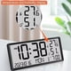 thumbnail image 4 of Reloj Despertador Electrónico Digital LCD con Batería, con Visualización de Temperatura, Humedad, Fecha y Hora, para Escritorio y Pared B, 4 of 5