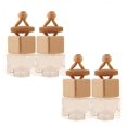 thumbnail image 1 of AMLESO 6X Set de 4 Flacons de Parfum Décoration Voiture Pendaison Diffuseur Rechargeable Portable, 1 of 6