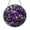 Acrylic 3.5 Inch, variant on Aster Flower Glass Window Ornament, Decorative Stained Glass Style Hanging Art for Home Window Spaces