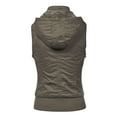 thumbnail image 2 of MBJ Womens Inner Fleece Zip Up Hoodie Vest, 2 of 4