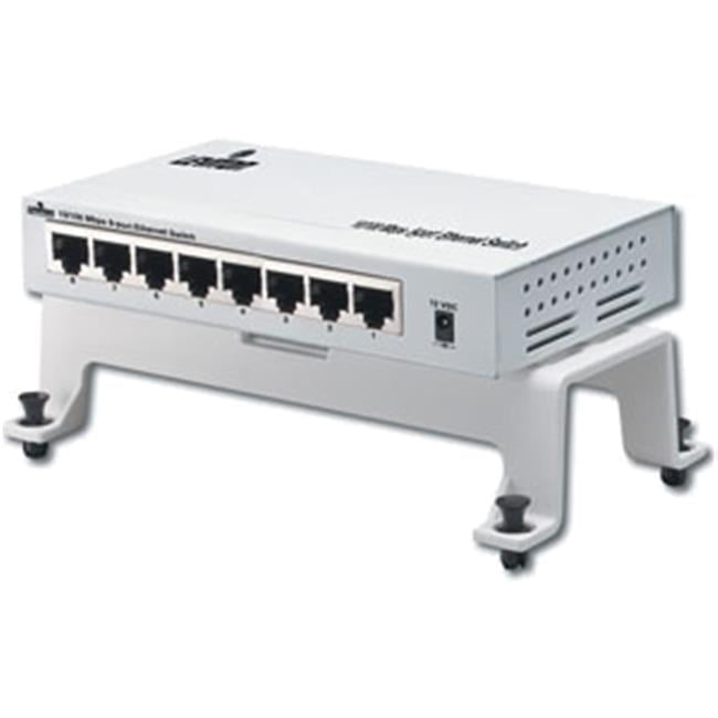 Leviton 476118PT 8Port 10 by 100 Switch for Structured Media Enclosures