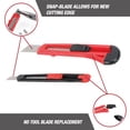 thumbnail image 6 of Hyper Tough 2-Piece 9mm and 18mm Snap-Blade Knife Set, 6 of 12