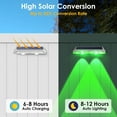 thumbnail image 3 of Solar Fence Lights Outdoor - 2700/4000/6000K 3 Mode, Waterproof LED, Fence Light Solar Powered for Outside, Backyard/Railing/Step/Patio/Wall and Home Improvement, 3 of 13