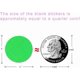 thumbnail image 2 of 1" round label removable colour coded dot stickers, 500 labels per roll(Green), 2 of 3