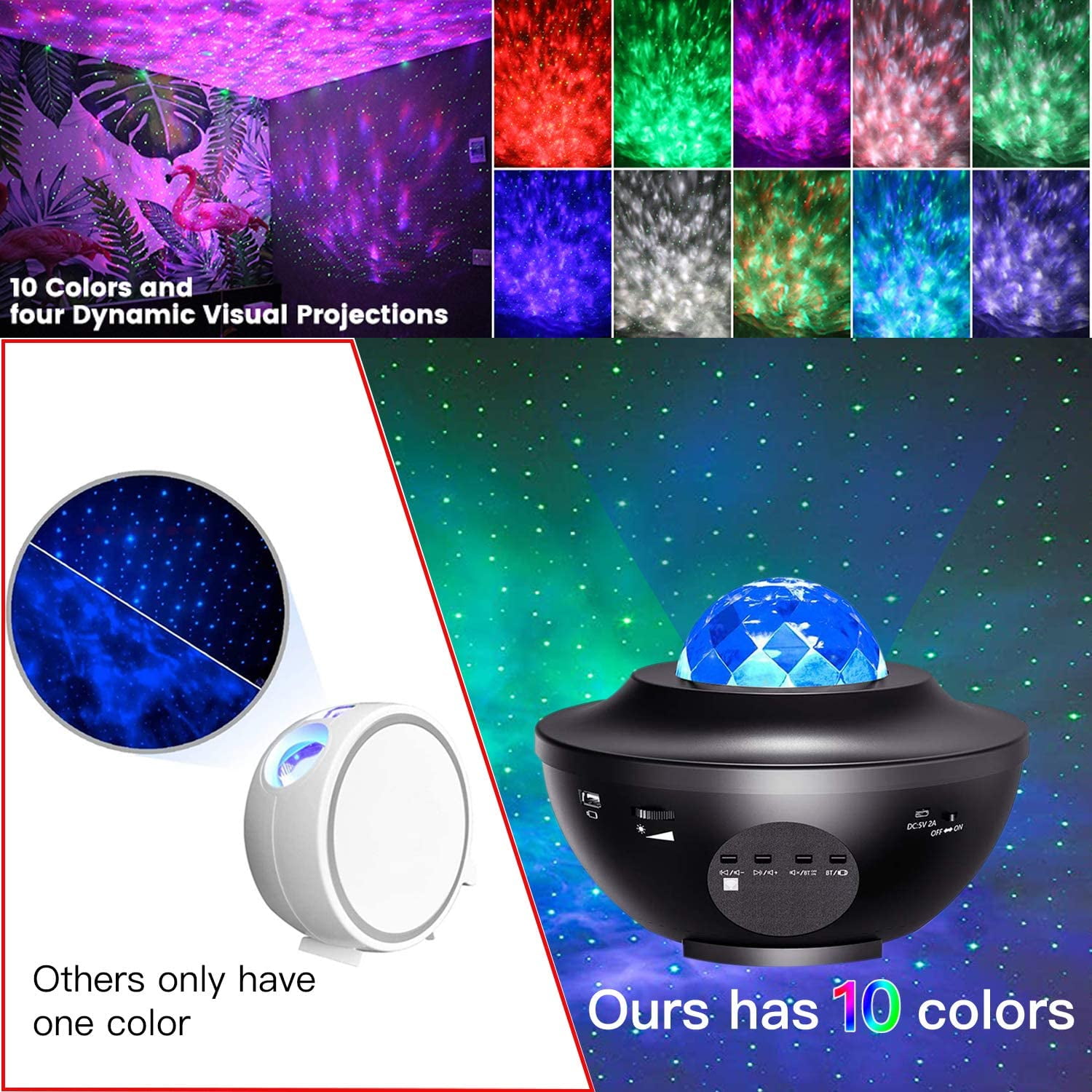 moving night light projector
