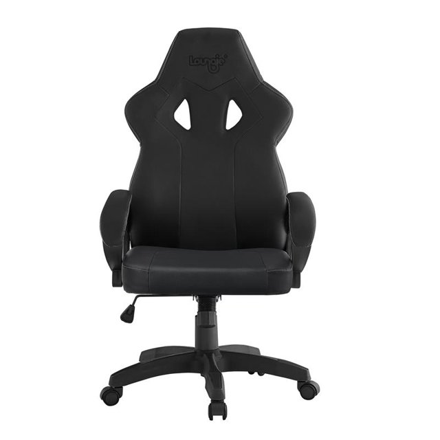 Chaise de Jeu en Simili Cuir Makaila Noire
