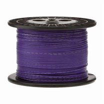 Remington Industries 22 AWG Solid Hook-Up Wire, UL1007 300V, 1000 ft Length, Violet