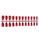 thumbnail image 5 of Seitruly 24 piezas de uñas postizas para salón de casa y niña, puntas de uñas de cobertura completa, color rojo oscuro Rojo oscuro 2piezas Seitruly CBP321043, 5 of 6