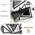 thumbnail image 2 of Sage Green Black Geometric Kitchen Runner Rug 2x6 Washable Runners for Hallway Non Slip Abstract Art Modern Line Large Area Rug Indoor Floor Carpet for Bathroom Laundry Entryway Bedroom Living Room, 2 of 8