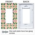 thumbnail image 3 of Yayeee Rocker Switch Wall Plate 1-Gang 4.6"x2.9" Home Decorative Outlet Cover, Pink Symmetrical Stars, 3 of 6