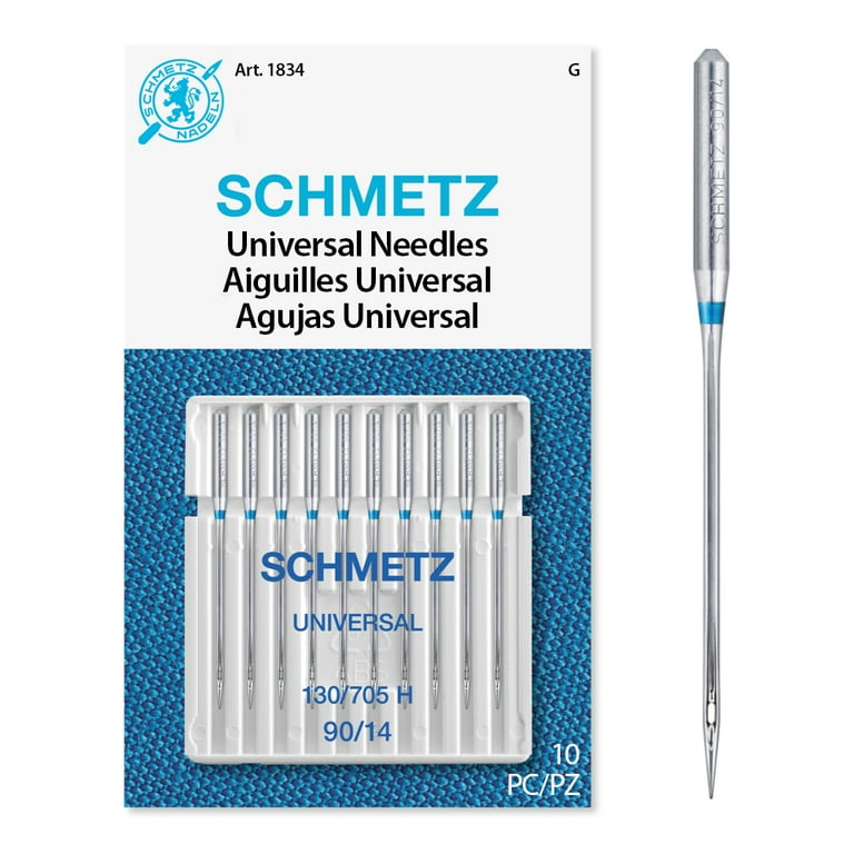 Schmetz Universal Sewing Machine Needles - Size 90/14, 10 Count