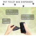 thumbnail image 2 of Dispensador de bolsas para excrementos de perros, bolsa para excrementos de perros, recogedor de excrementos para perros, negro, 10x5x5,5 cm, 2 uds., 2 of 5