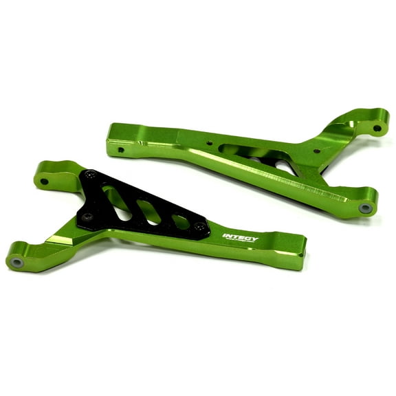 Integy RC Toy Model Hop-ups T4150GREEN Billet Machined Type II Front Upper Suspension Arm for Traxxas 1/10 Revo, E-Revo