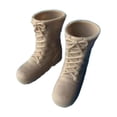thumbnail image 1 of Bota de pantorrilla para muñeca masculina a escala 1:6, simulación de bota de pantorrilla con cordones, moda informal, punta redonda para muñeca, 1 of 7