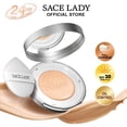 thumbnail image 2 of SACE LADY Oil Control BB Cushion Foundatiaon Long Lasting Full Coverrage Natural Foundation With SPF 30+ Waterproof Face Makeup 0.35Oz, 2 of 10