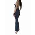 thumbnail image 2 of Coduop Women Spaghetti Strap Long Dress Cutout Bandage Backless Party Maxi Dress Cocktail Dress, 2 of 9