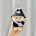 thumbnail image 1 of Pendentif Noir Coulomi Chapeau + Pieds Libres Noirs, Deuxième Génération Boîte Aveugle Vêtements de Poupée Labubo, 1 of 1