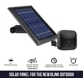 thumbnail image 2 of Wasserstein Solar Panel with Internal Battery Compatible with Blink Outdoor & Blink XT2/XT Camera (1-Pack, Black), 2 of 7