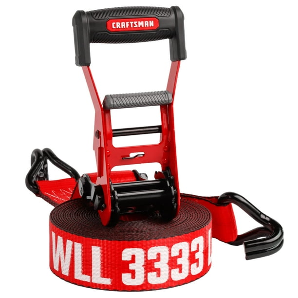 Correa de amarre con trinquete CRAFTSMAN CMXAZBS10000J, negro/rojo