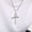 Yellow Gold, variant on Classic Retro Egyptian Ankh Cross 14K Yellow Gold Necklaces for Men Women Simple Cross Pendant Amulet Jewelry Gifts