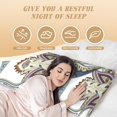 thumbnail image 3 of Body Pillow Cover - Soft Body Pillow Pillowcase, Paisley Pattern No.9022 Breathable Long Body Pillow Case Cover with Invisible Zipper 20x60in, 3 of 5