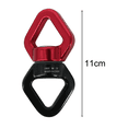 thumbnail image 5 of SPRING PARK 30KN 8-Shaped Rock Climbing Descender Connecting Rotating Ring Rope Swivel Outdoor Mountaineering Equipment Carabiner, 5 of 7