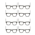 thumbnail image 1 of 8 piezas 1/6 de acción ejército gafas de aleación calientes piezas de decoración de moda negro Baoblaze Sexta figura de acción Accs, 1 of 8