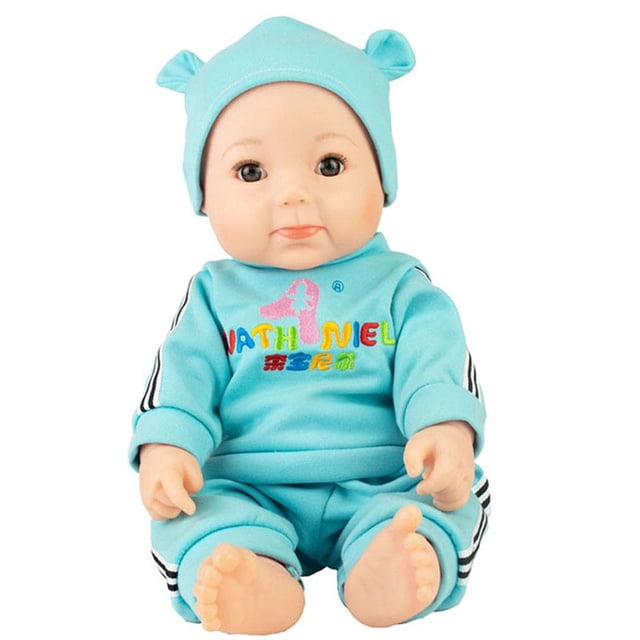 50cm Modelo de Bebés de Recién Nacida de Vinilo Flexible Realista Muñecas Articuladas con Ropas Juego de Rol para Niños Adultos Azul Baoblaze Muñecas Renacidas de 20 pulgadas