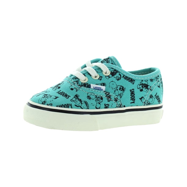 Vans Girls Snoopy And The Gang Fashion Sneakers Blue 8 5 Medium B