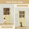 thumbnail image 6 of 32" x 80" Slab Only, 4-Lite Split Dutch Door 2 Panels Unfinished Solid Pine Wood Clear Glass Slab Doors Half Interior Door, 6 of 7