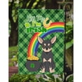 thumbnail image 3 of Black and Cream Chihuahua St. Patrick's Day Flag Garden Size 11.25 in x 15.5 in, 3 of 3