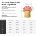 thumbnail image 7 of Sigee Pink Ice Cream Print Men's Shirts Casual Button Down Short Sleeve Summer Beach Shirt Hawaiian Vacation Shirts Tee Shirt-X-Large, 7 of 7