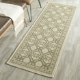 thumbnail image 3 of SAFAVIEH Courtyard Colton Geometric Indoor/Outdoor Area Rug, Natural/Olive, 2'7" x 5', 3 of 11