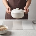 thumbnail image 4 of Unique Bargains Rectangle 6 Pack Gradient Plastic Table Mats Gold 17.7x11.8inch, 4 of 6