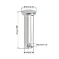 thumbnail image 2 of Uxcell Single Hole Clevis Pins - 10mmx35mm Flat Head 304 Stainless Steel Link Hinge Pin, 2 of 5
